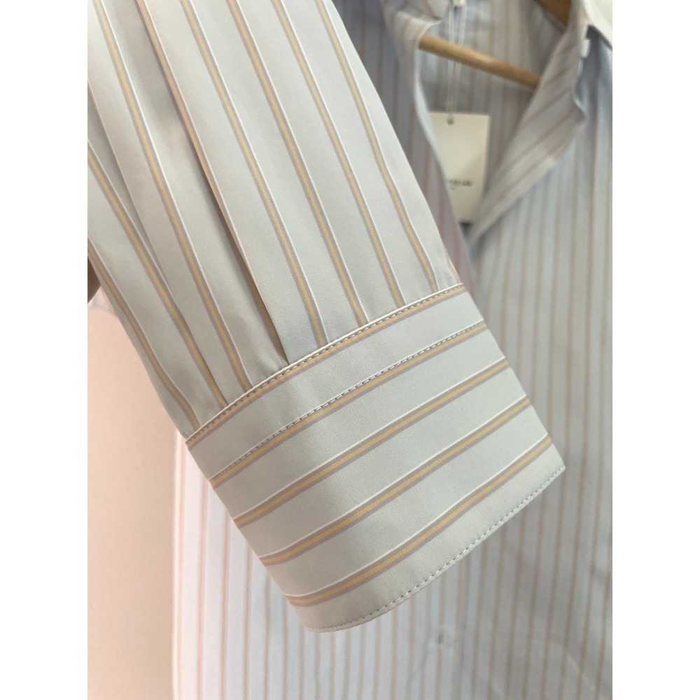 BNWT Lafayette 148 New York Aurora Premium Tailored Poplin Blouse, Reg $798 - Picture 12 of 15